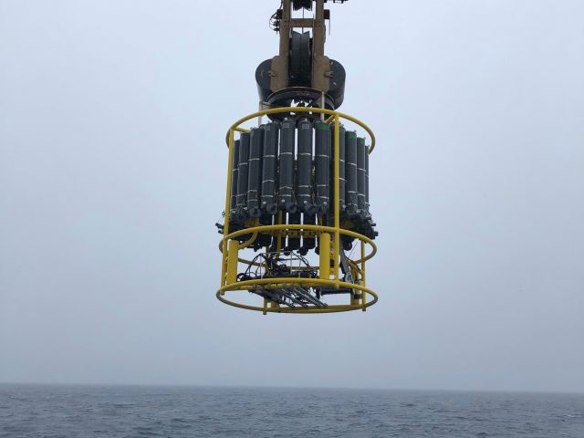 CTD being deployed
