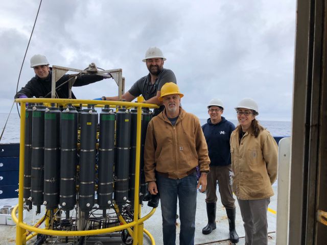 UCSB research teams aboard the R/V Revelle