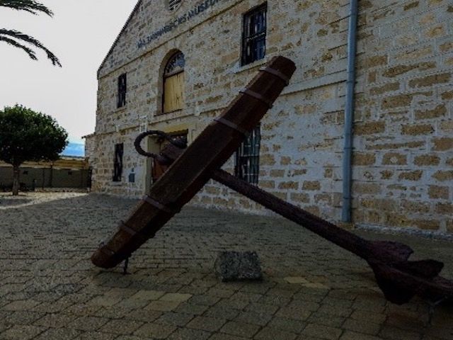 Entrance to the Western Australia Shipwrecks Museum, housed inside one of Freemantle’s historic Commissariat buildings.